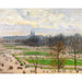 Maalauksen jäljennös Le jardin des Tuileries un après-midi d'hiver - Camille Pissarro
