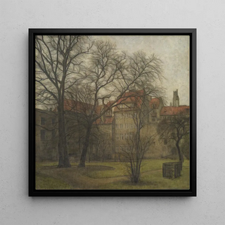 Le jardin du palais des princes de Copenhague - Svend Hammershøi