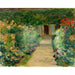 Maalauksen jäljennös Le jardin potager à Wannsee, vue vers l'est - Max Liebermann