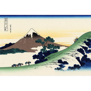 Le passage d'Inume dans la province de Kai - Katsushika Hokusai | Reproduction Tableau Décoration murale affiche copie