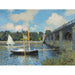 Maalauksen jäljennös Le pont à Argenteuil - Claude Monet