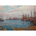 Maalauksen jäljennös Le port aux mille mâts - Childe Hassam