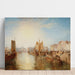 Maalauksen jäljennös Le port de Dieppe - Joseph Mallord William Turner