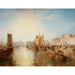 Maalauksen jäljennös Le port de Dieppe - Joseph Mallord William Turner