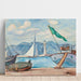 Maalauksen jäljennös Le port de Saint-Tropez - Henri Lebasque