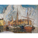 Maalauksen jäljennös Le port de Svolvær, Lofoten - Anna Boberg