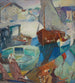 Le retour du bateau de pêche - Hugh Henry Breckenridge — näkymä teoksesta