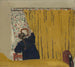 Le rideau jaune - Édouard Vuillard — näkymä teoksesta