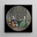 Le roi Gustave III et Catherine II de Russie à Fredrikshamn - Cornelius Hoeyer — kehystetty taideteos seinällä