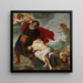 Le sacrifice d'Isaac - Cornelis de Vos — kehystetty taideteos seinällä