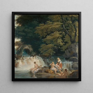 Le saut du saumon à Leixlip - Francis Wheatley