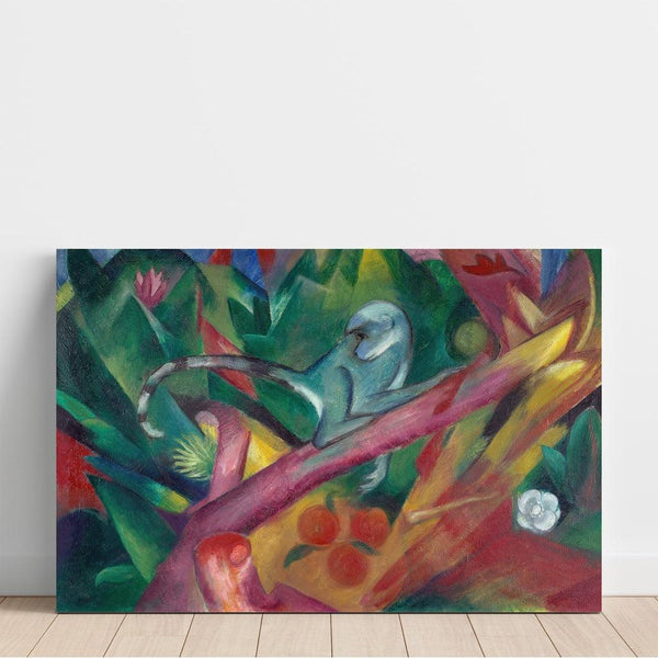 Le singe - Franz Marc | Reproduction Tableau Décoration murale affiche copie