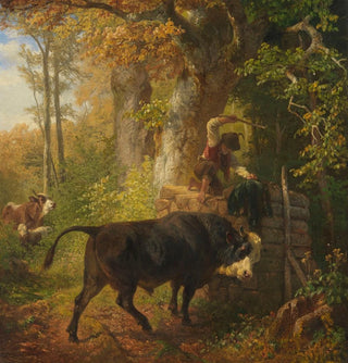 Le taureau devenu sauvage - Friedrich Voltz