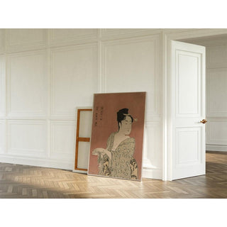 Le type à la mode de la série Dix types dans la physiognomie des femmes - Kitagawa Utamaro | Reproduction Tableau Décoration murale affiche copie