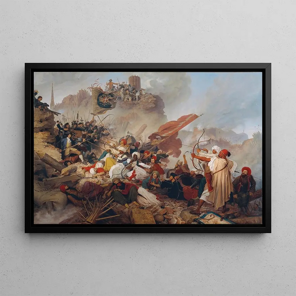Leander Russ - Storm of the Turks on the Lwelbastei.webp