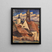 Vue sur les toits de Regen - Leo Gestel — kehystetty taideteos seinällä