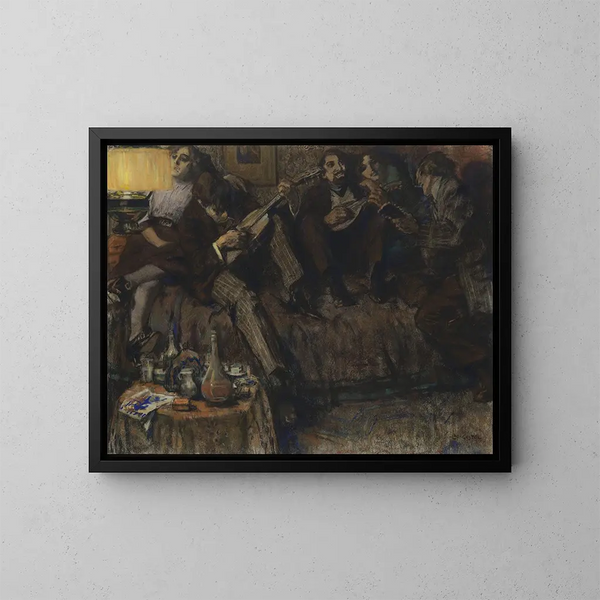 Bohème - Leo Gestel — kehystetty taideteos seinällä