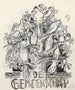 Conception d'une couverture d'arbre avec des oiseaux pour De Gemeenschap - Leo Gestel — näkymä teoksesta