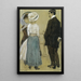 Conversation sur le boulevard de Scheveningen - Leo Gestel — kehystetty taideteos seinällä
