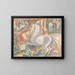 Hevoset maisemassa - Leo Gestel — kehystetty taideteos seinällä