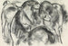 Esquisse de trois chevaux - Leo Gestel — näkymä teoksesta