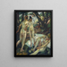 Les Baigneurs Hartmannsberg - Leo Putz — kehystetty taideteos seinällä