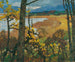 Chiemsee syksyinen maalaus - Leo Putz — näkymä teoksesta