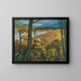 Chiemsee syksyinen maalaus - Leo Putz — kehystetty taideteos seinällä