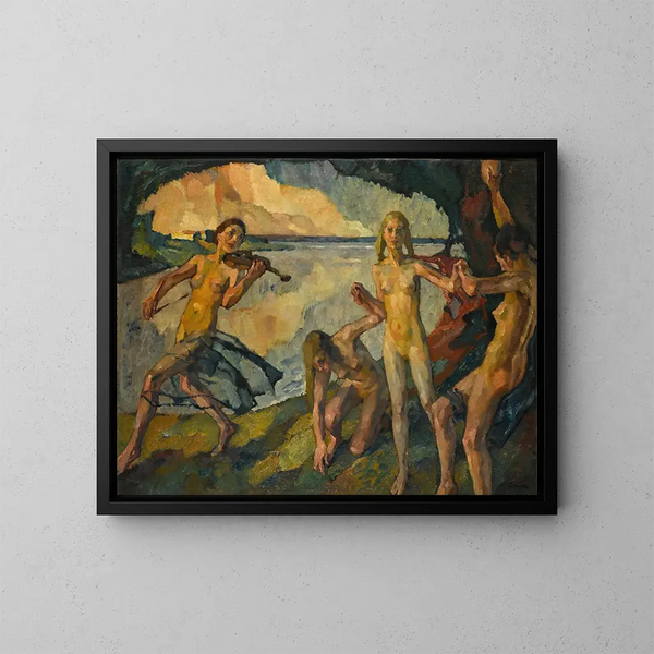 Nuori elämä - Leo Putz — kehystetty taideteos seinällä