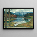 Kampenwand Chiemsee - Leo Putz — kehystetty taideteos seinällä