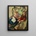 Lisl et Buberl - Leo Putz — kehystetty taideteos seinällä