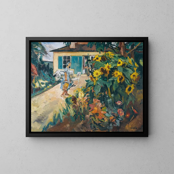 Mon jardin - Leo Putz — kehystetty taideteos seinällä