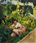 Toni dans le parterre de fleurs - Leo Putz — näkymä teoksesta