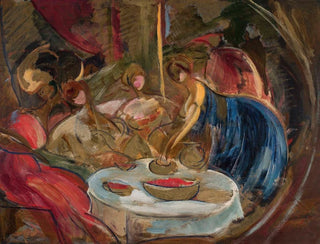 Tête de femme juive - Leon Chwistek — näkymä teoksesta