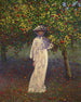 Dame dans le jardin en automne - Léon Kamir - Kaufmann — näkymä teoksesta
