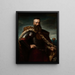 Portrait de l'hetman Stefan Czarniecki - Léon Kaplinski — kehystetty taideteos seinällä