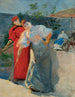 Jouer au croquet - Leon Wyczółkowski — näkymä teoksesta