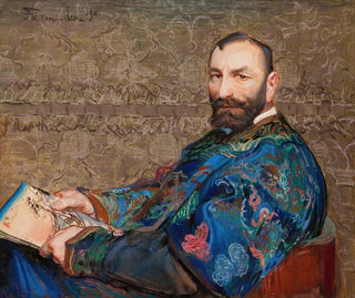 Leon Wyczkowski - Portret Feliksa Jasieskiego w bkitnym kaftanie.webp