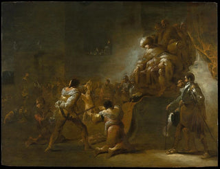 Le Jugement de Salomon - Leonaert Bramer — näkymä teoksesta