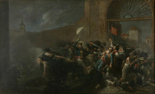 Leonardo Alenza y Nieto - The death of Daoz in Montelen Artillery Ground.webp