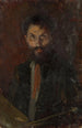 Itse muotokuva - Leonid Osipovich Pasternak — kehystetty taideteos seinällä