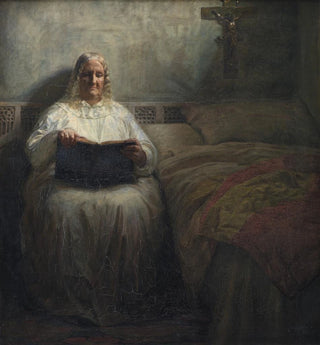 Kristian Zahrtmann - Leonora Christina in The Maribo Monastery.webp