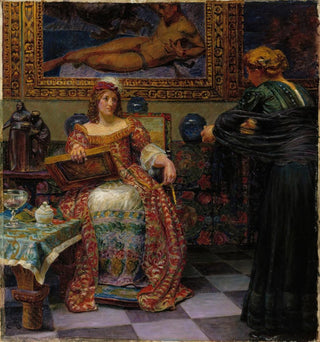 Leonora Kristina et Dina Vijnhofvers - Kristian Zahrtmann