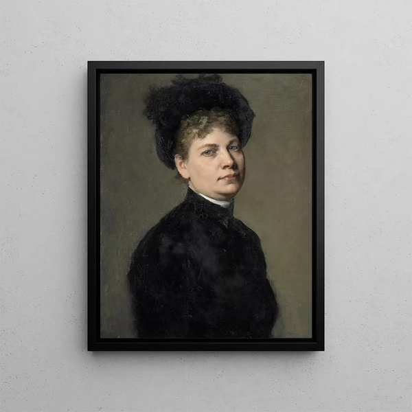 Leopold Carl Mller - Bertha Mller The Artists Sister.webp