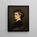 Bertha Müller, la sœur de l'artiste - Leopold Carl Müller — kehystetty taideteos seinällä