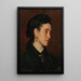 Portrait d'une jeune femme - Leopold Carl Müller — kehystetty taideteos seinällä