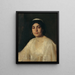 Portrait d'une femme égyptienne - Leopold Carl Müller — kehystetty taideteos seinällä