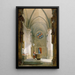 L'intérieur d'une chapelle baptismale - Leopold Ernst — kehystetty taideteos seinällä