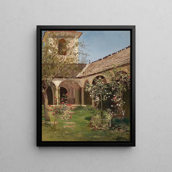 Leopold Munsch - Blhender Klostergarten.webp