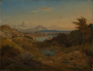 Rannikkoinen dalmatian maisema - Leopold Rottmann — näkymä teoksesta